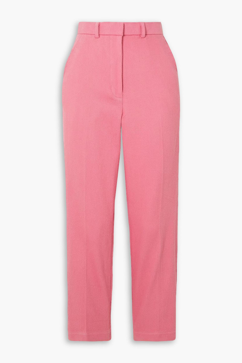 Thebe Magugu Wool Straight-leg Trousers In Bubblegum