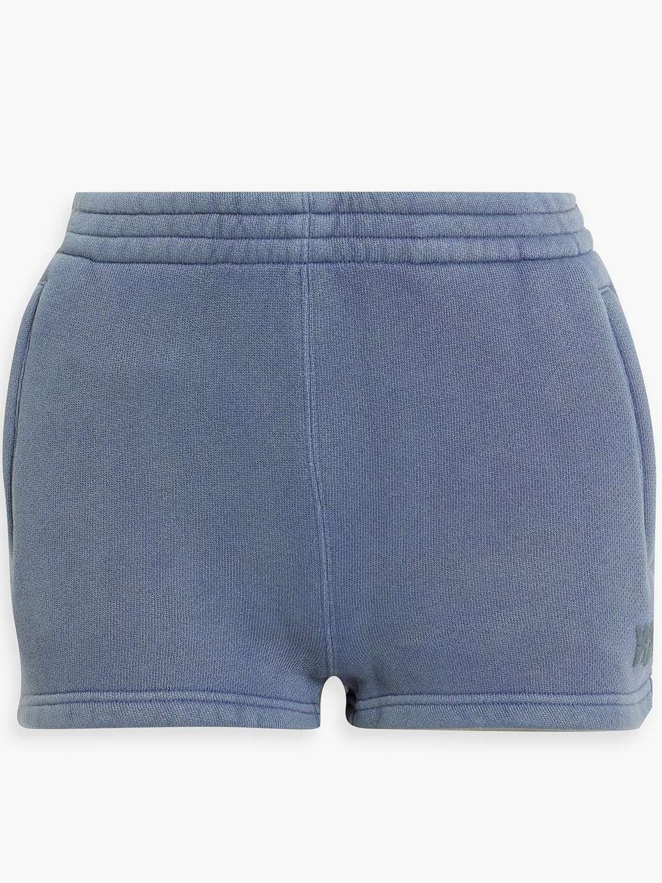 cotton-blend fleece shorts