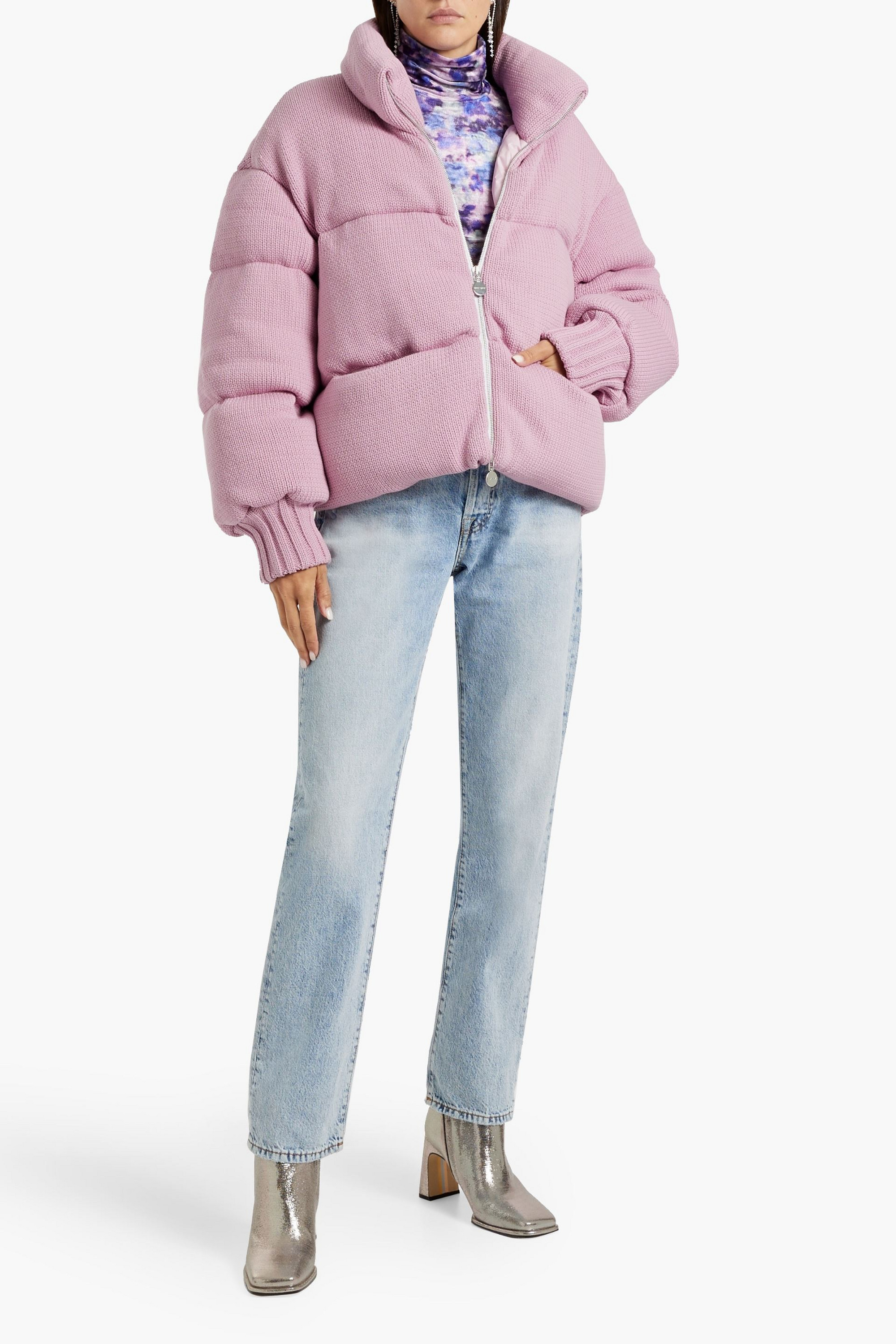 IENKI IENKI Quilted cotton-blend down jacket