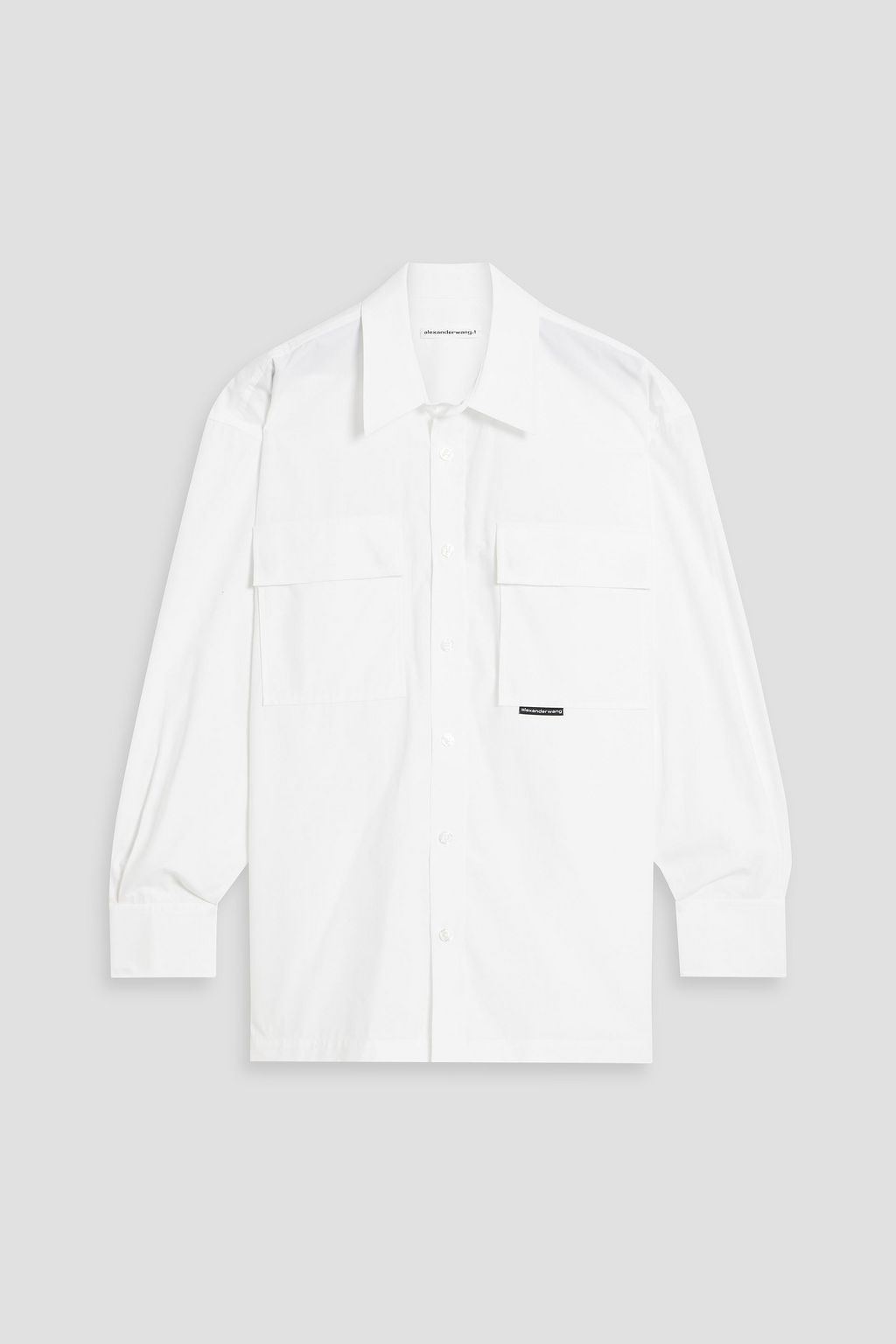 ALEXANDERWANG.T Cotton-poplin shirt | THE OUTNET