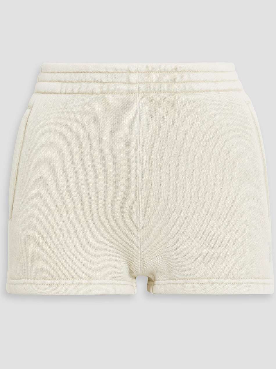 cotton-blend fleece shorts