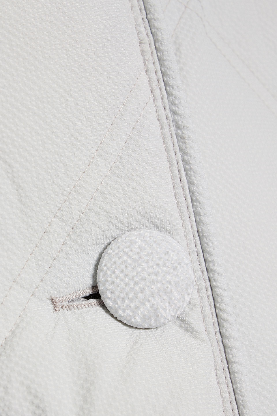 Ienki Ienki Shearling-trimmed Quilted Shell Jacket In Light Gray