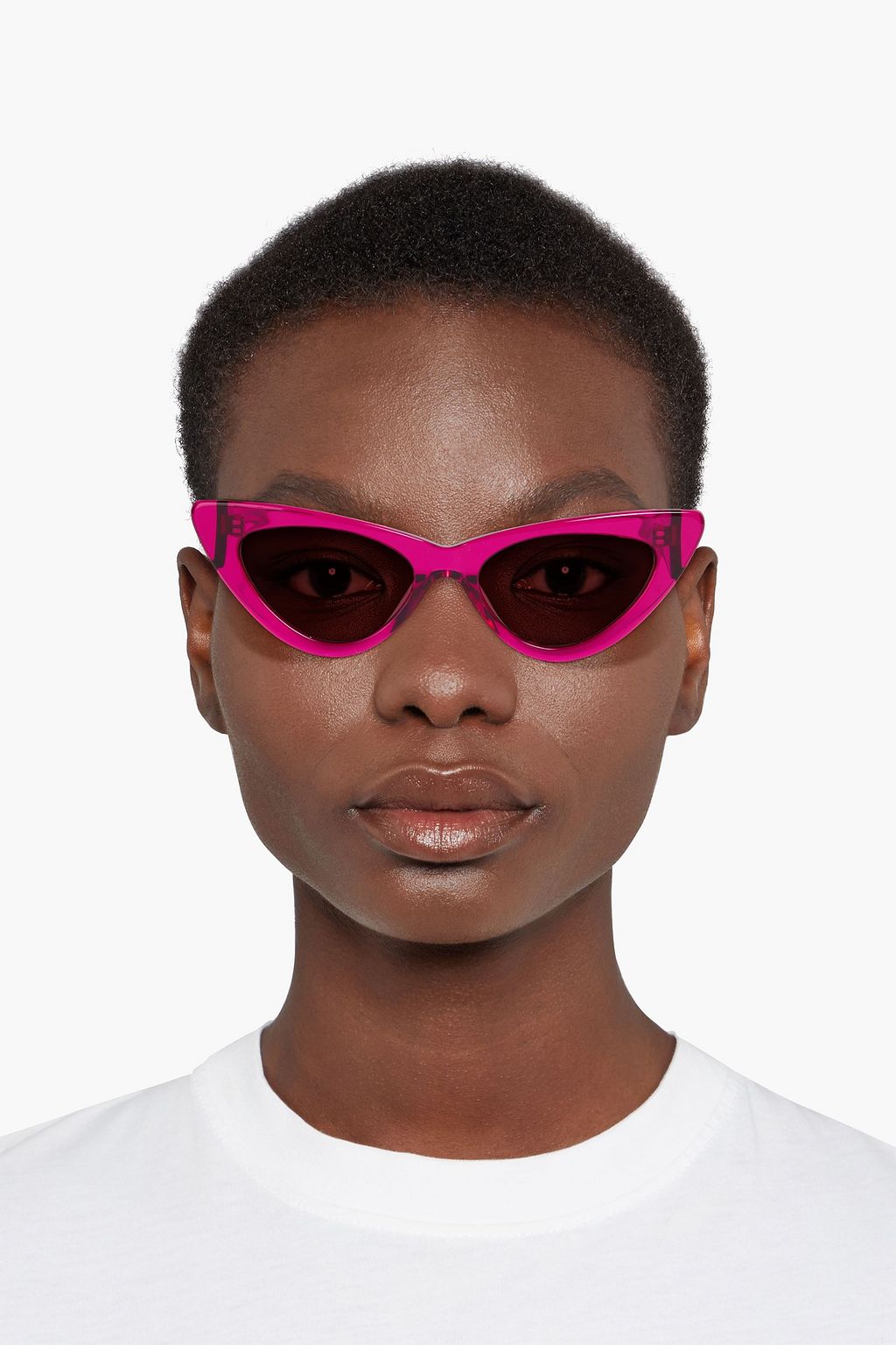 THE ATTICO Cat-eye acetate sunglasses