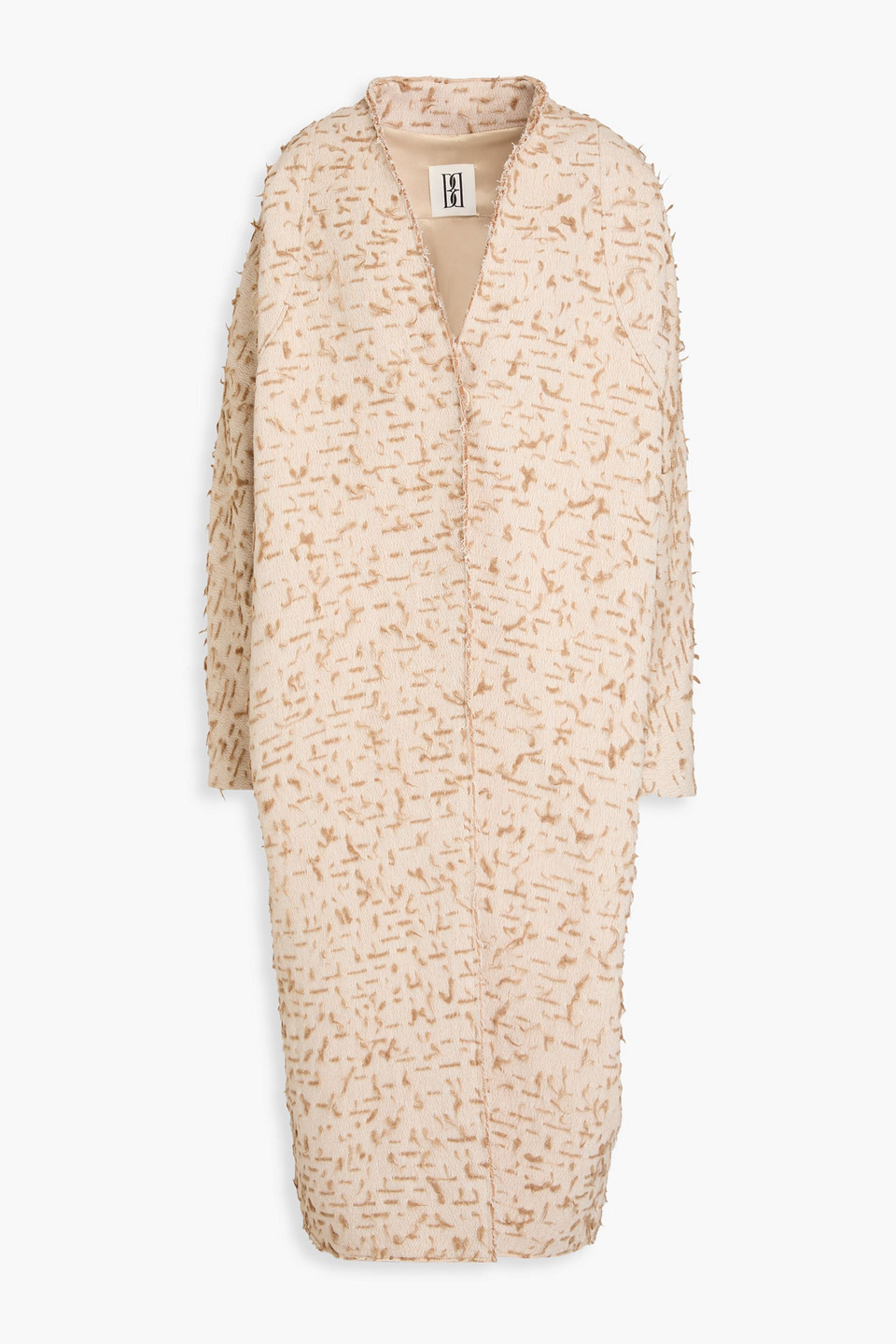 By Malene Birger Pomezia Fil Coupe Wool Coat In Beige