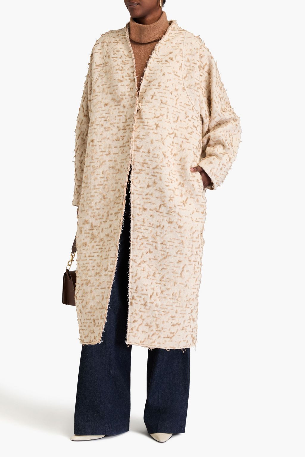 BY MALENE BIRGER معطف "بوميزيا" من صوف فيل كوبيه