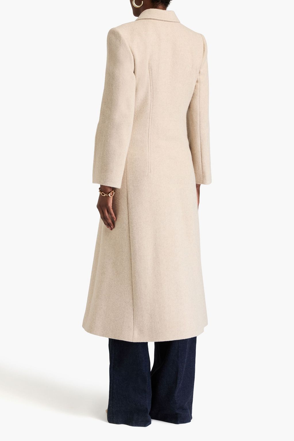 BY MALENE BIRGER Gardenia double-breasted wool-blend coat