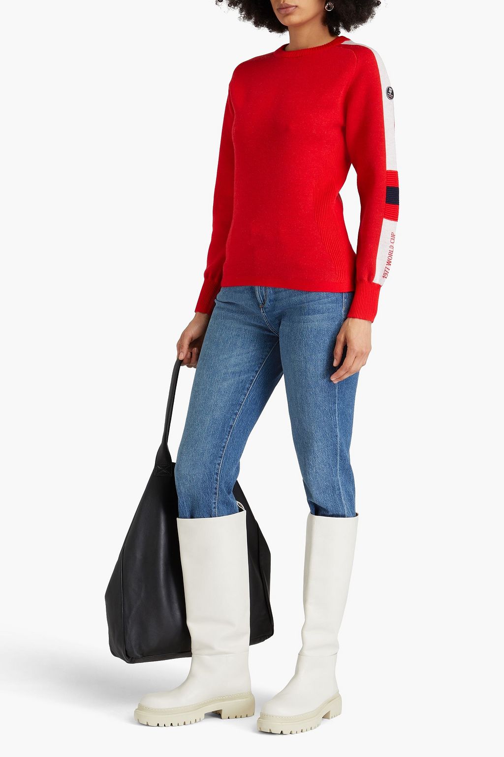 WE NORWEGIANS Hafjell jacquard-knit merino wool sweater