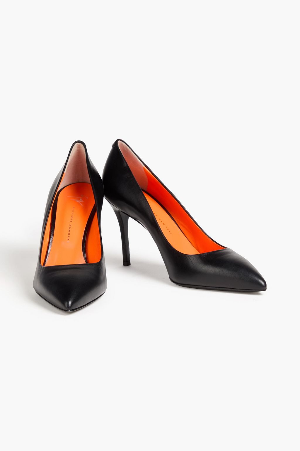 GIUSEPPE ZANOTTI Lucrezia 90 leather pumps