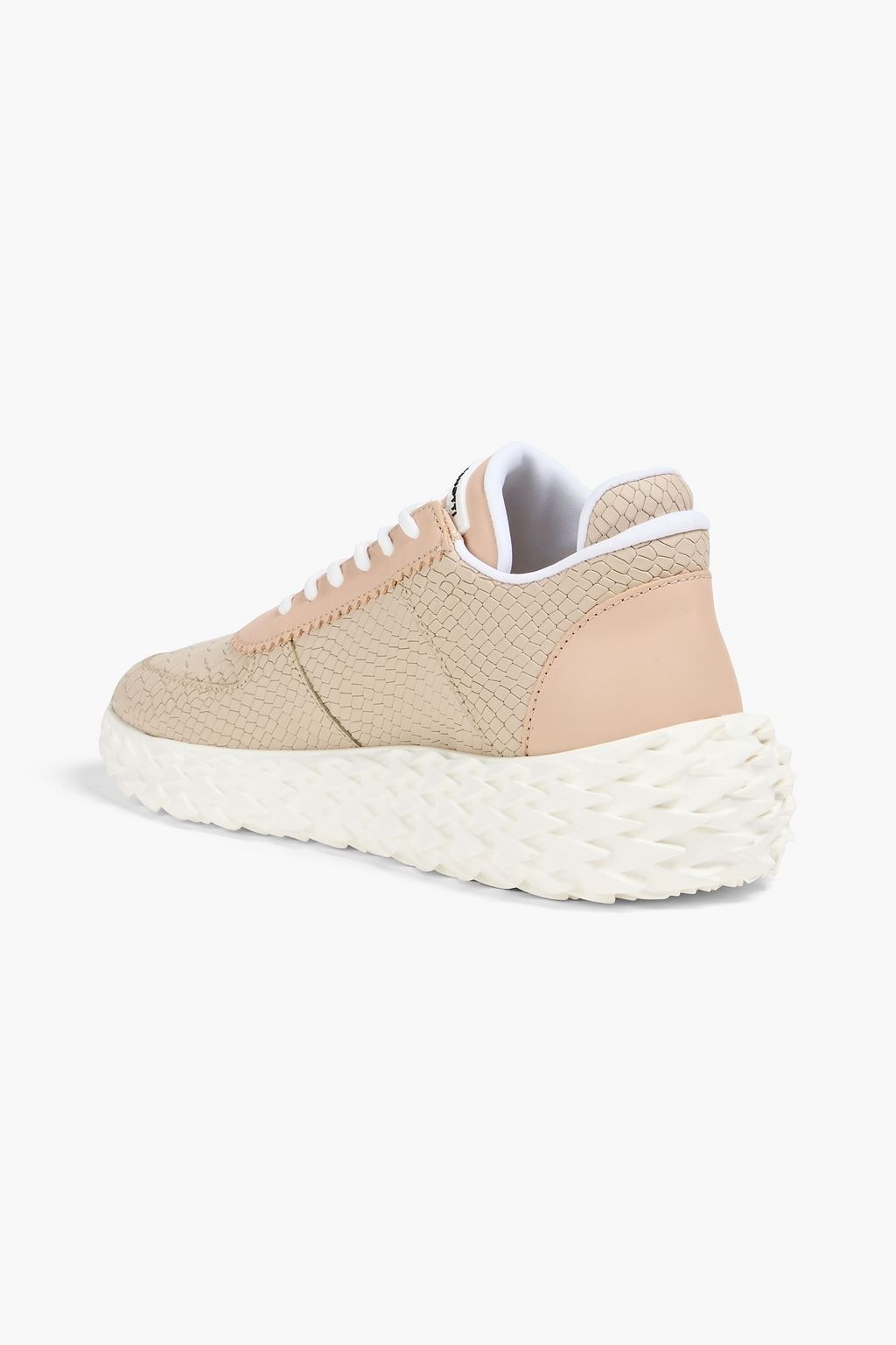 GIUSEPPE ZANOTTI Urchin スネーク風レザー スニーカー