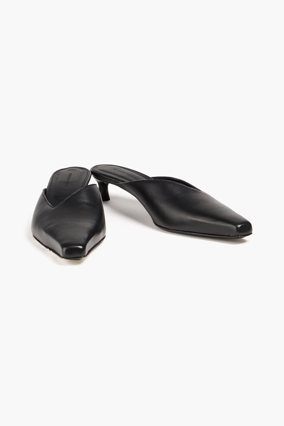 By Malene Birger Micea Leather Mules In Black