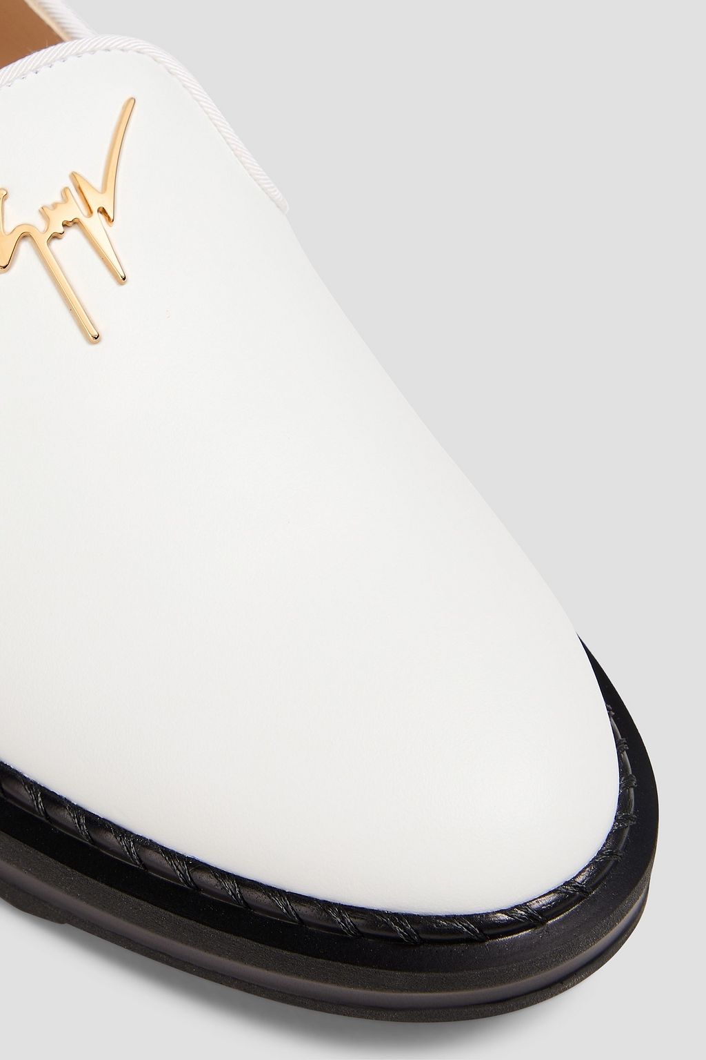 GIUSEPPE ZANOTTI حذاء لوفر من الجلد