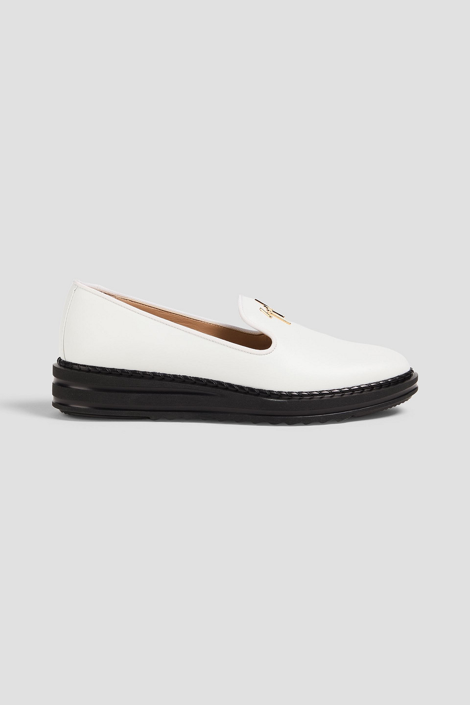 Giuseppe Zanotti - Tim leather loafers - White - EU 40