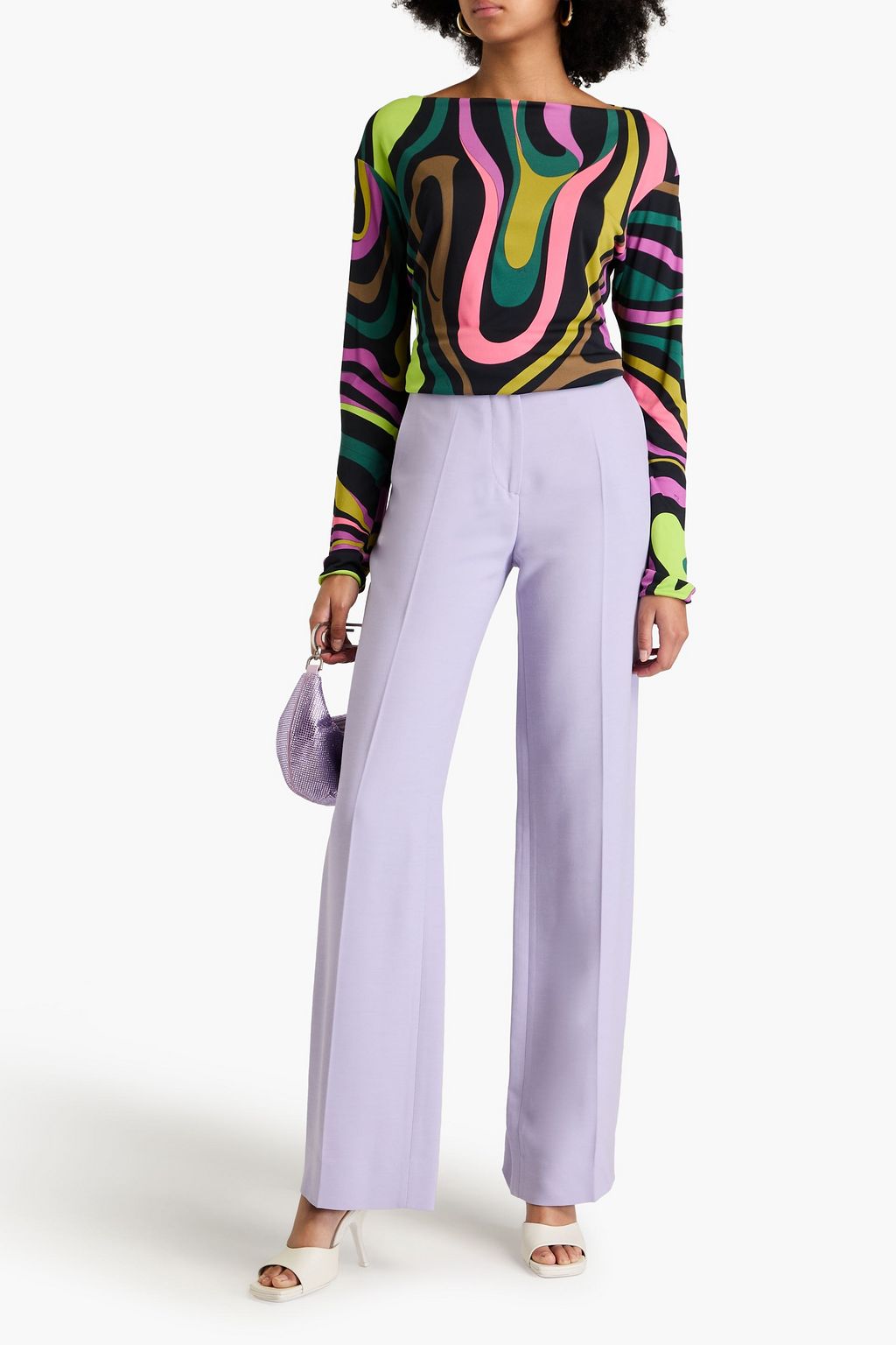 PUCCI Printed jersey top