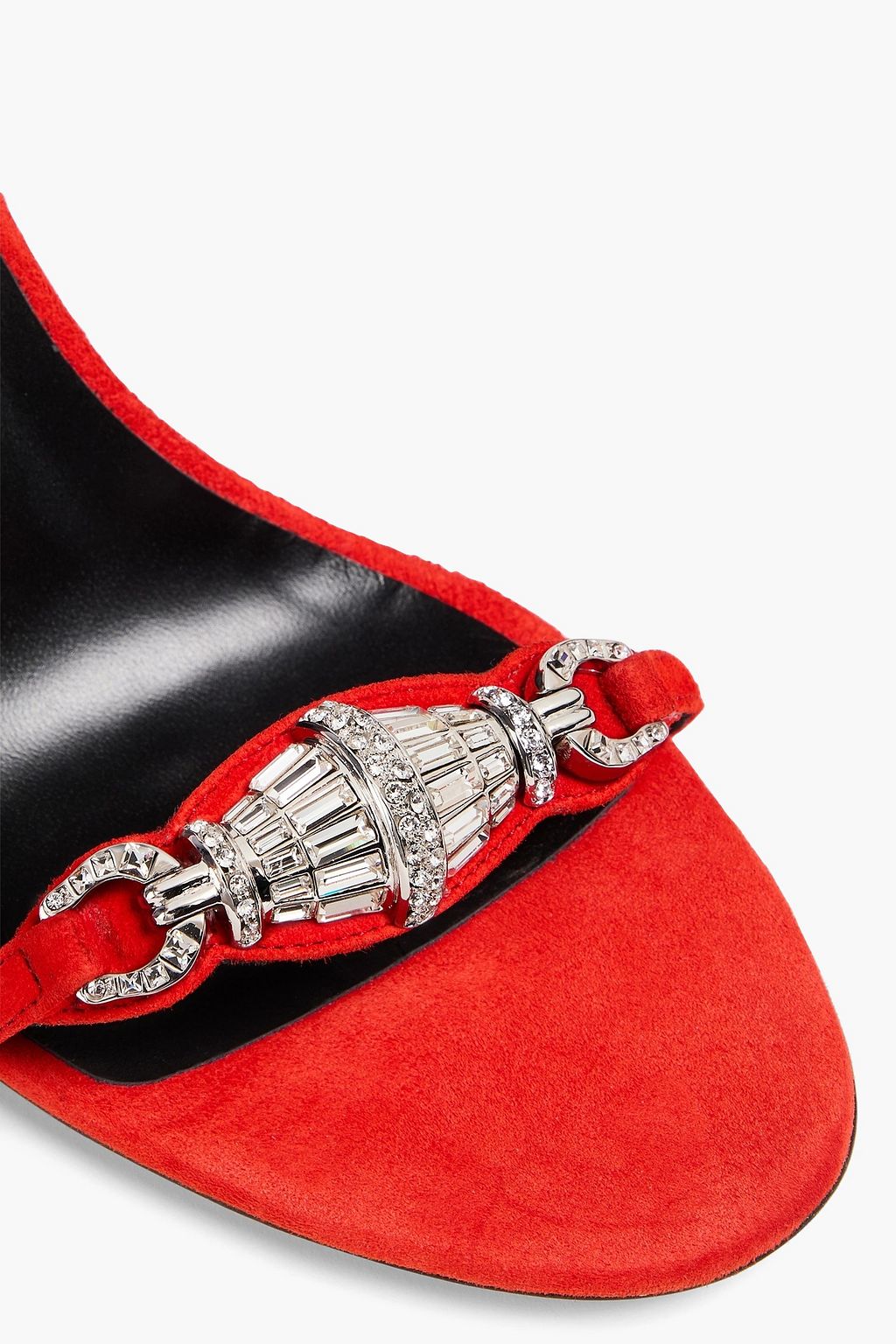 GIUSEPPE ZANOTTI صندل "بليندا" من الشامواه مزود بحزام خلفي