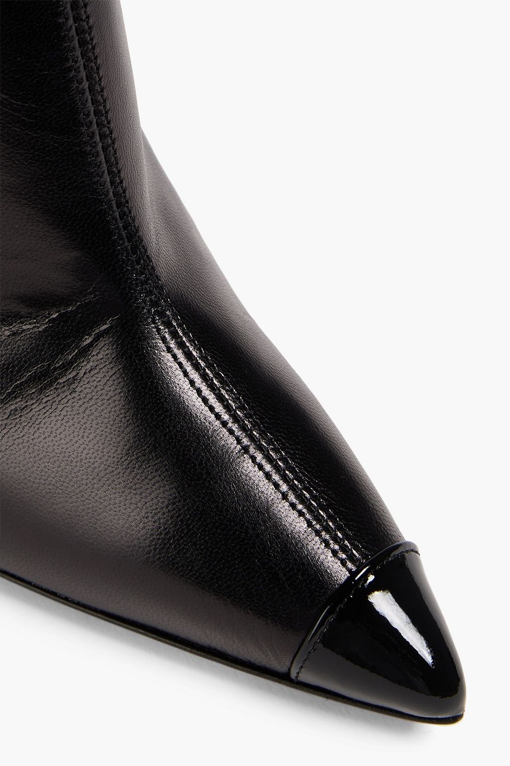 GIUSEPPE ZANOTTI بوت بطول الكاحل "لوكريزيا" من الجلد بكعب مقاس 90