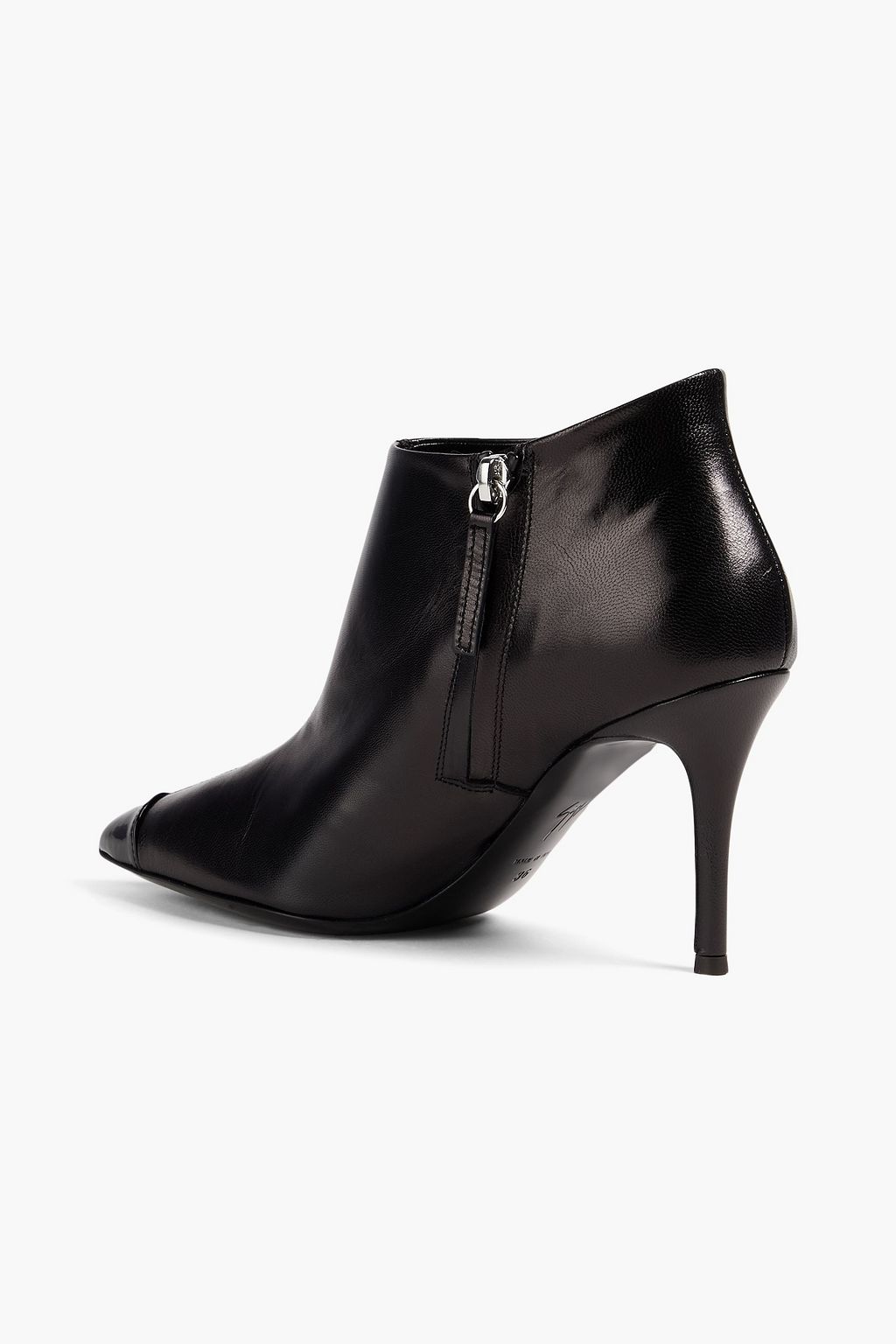GIUSEPPE ZANOTTI بوت بطول الكاحل "لوكريزيا" من الجلد بكعب مقاس 90