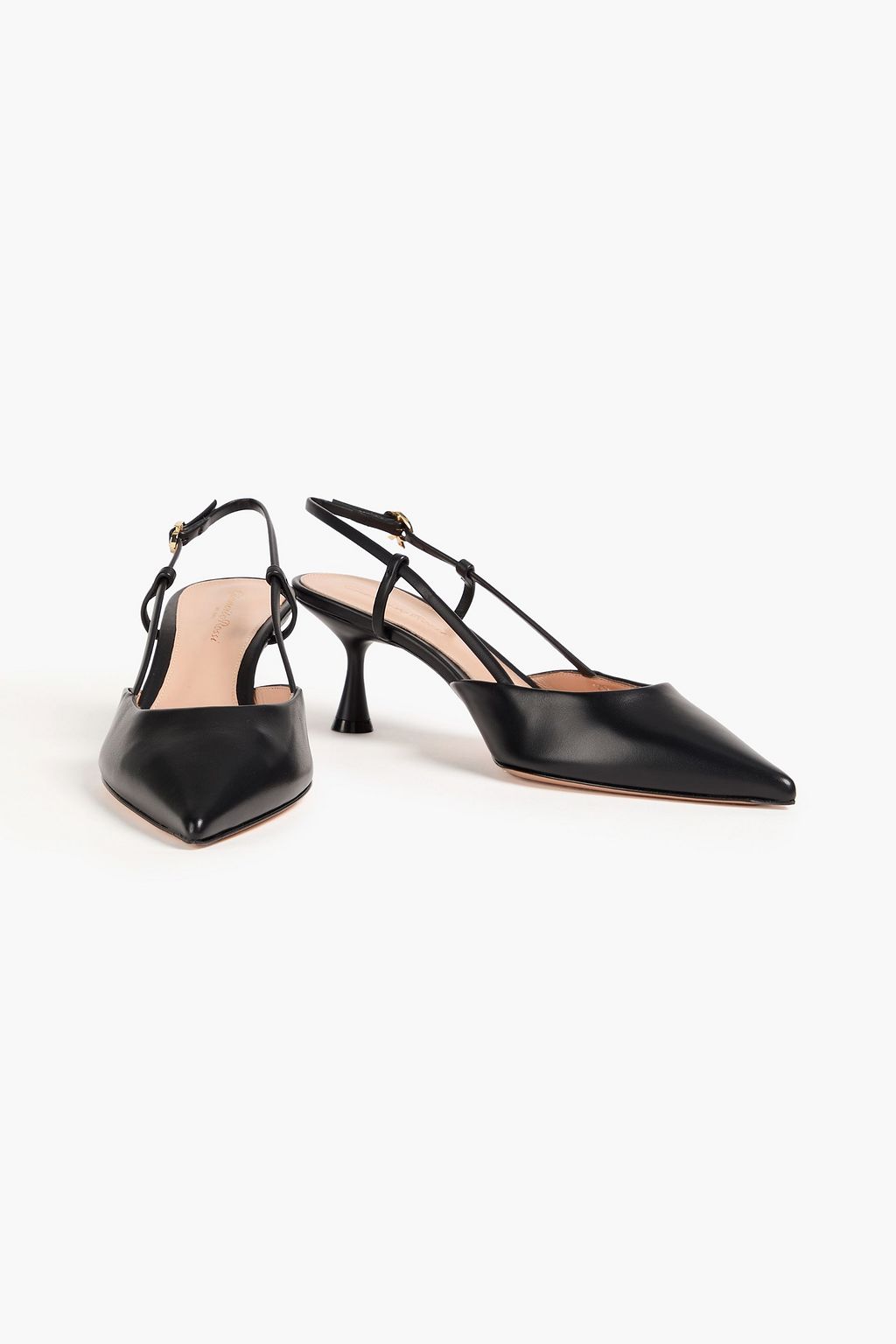 GIANVITO ROSSI Ascent 55 leather slingback pumps