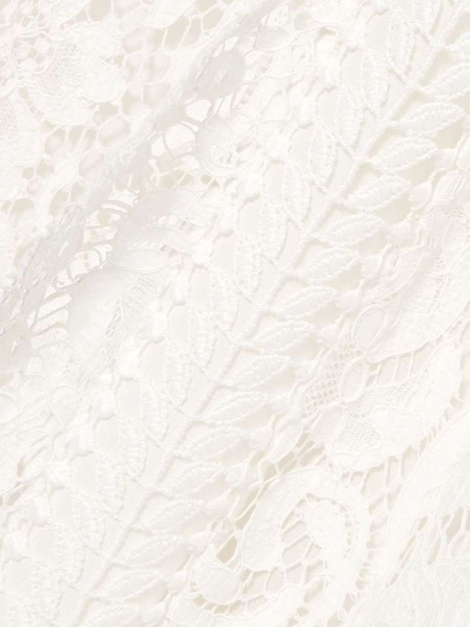 sevilla cotton-blend lace gown