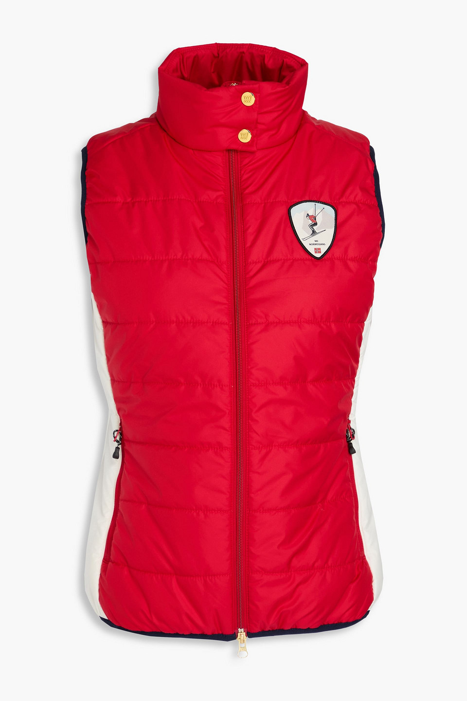 We Norwegians - Myrken quilted shell vest - Red - S