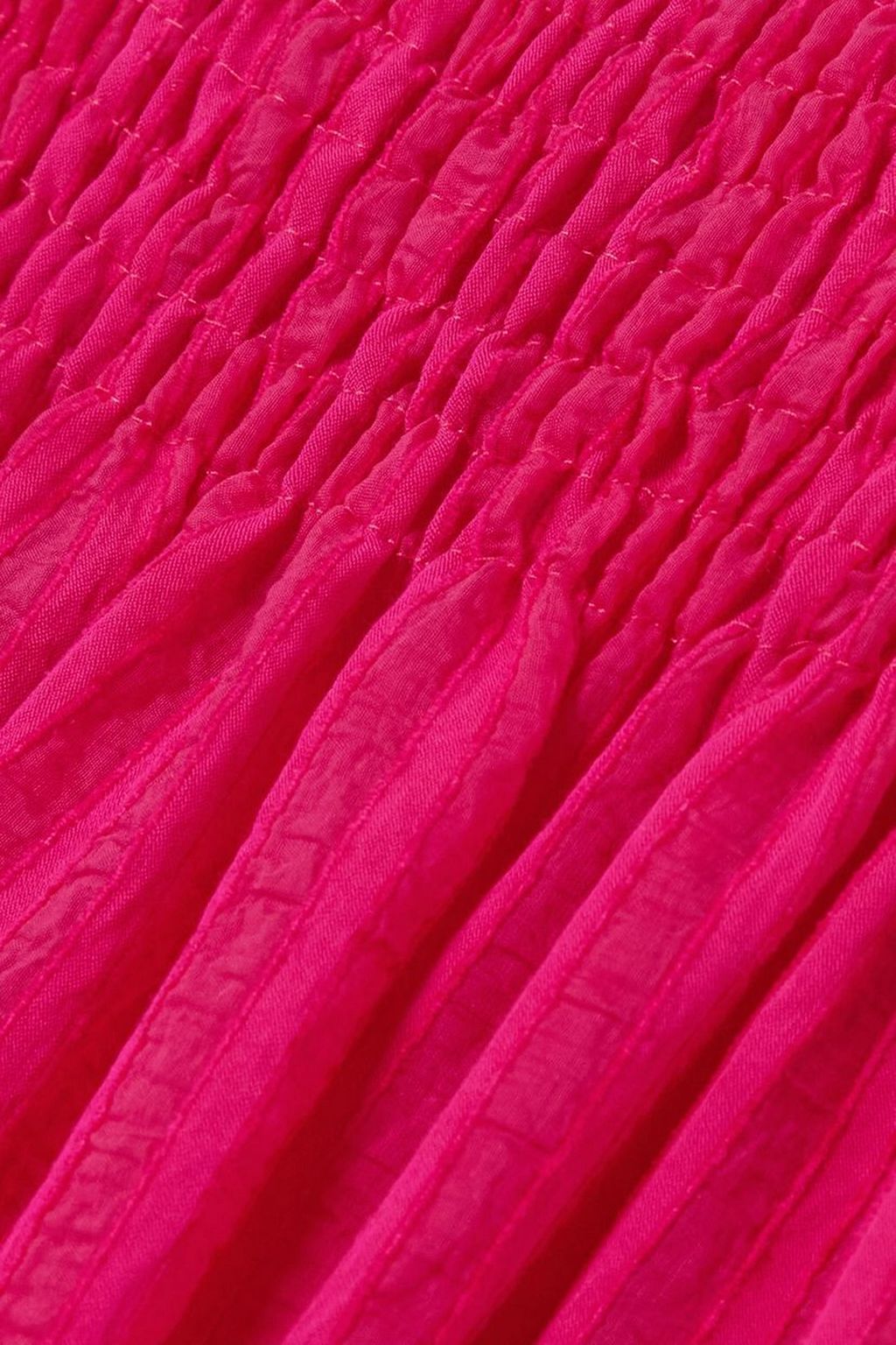 THREE GRACES LONDON Farah shirred striped seersucker maxi dress