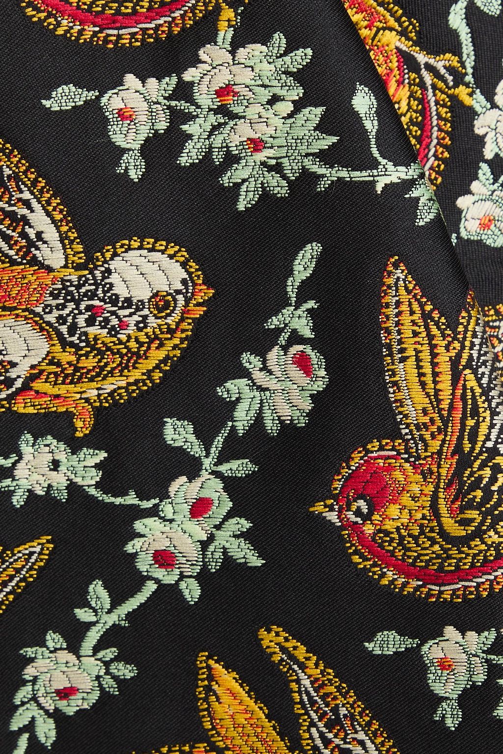 ETRO Cropped off-the-shoulder jacquard top