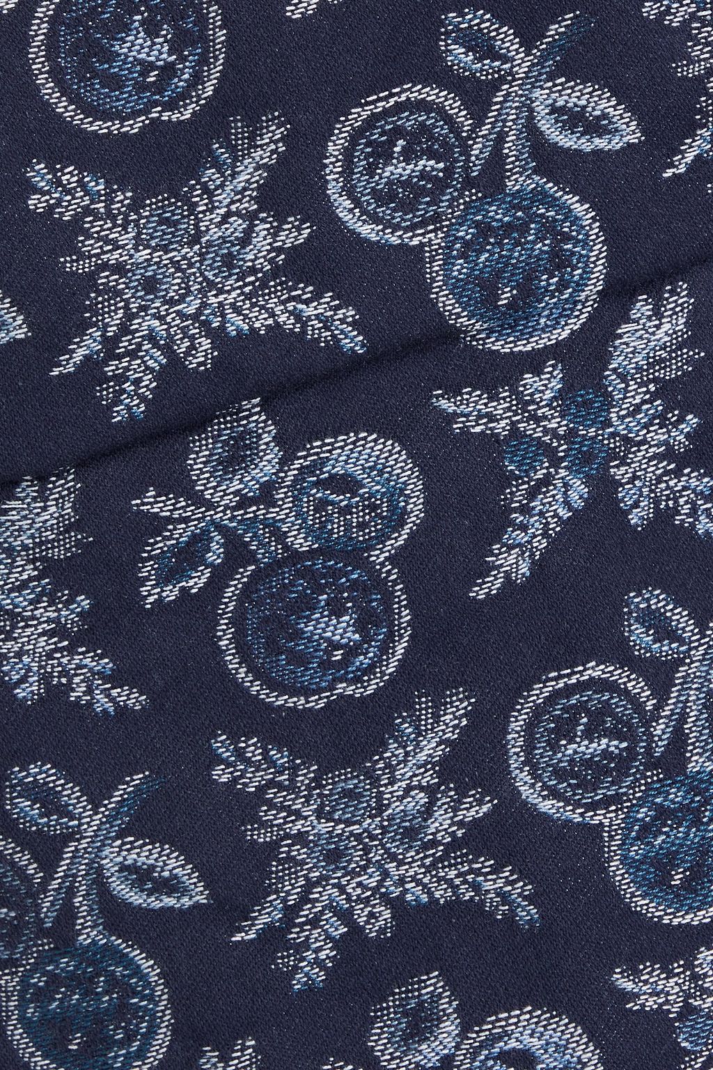 ETRO Cotton-blend jacquard top