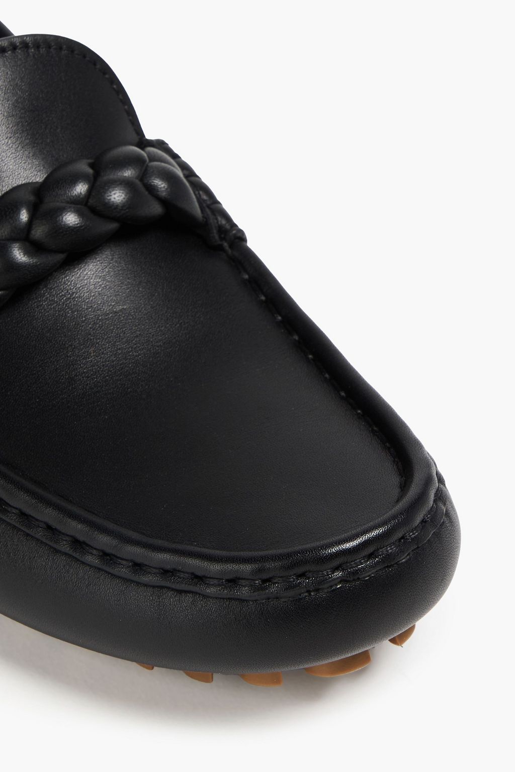 GIANVITO ROSSI Monza leather loafers