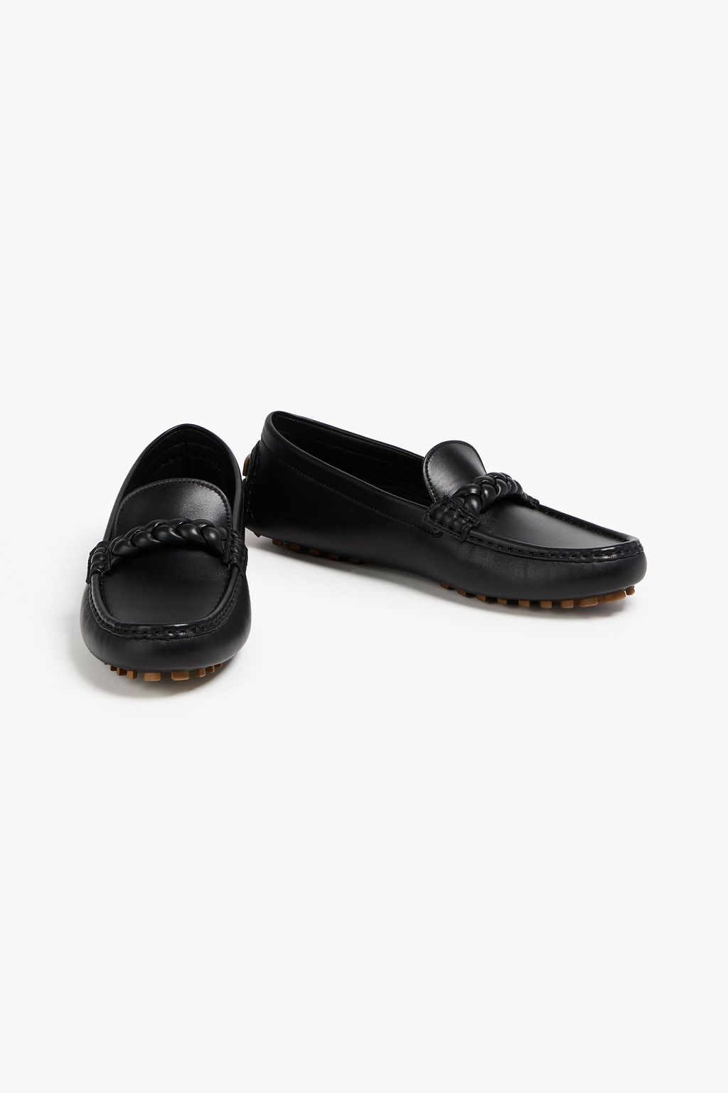 GIANVITO ROSSI Monza leather loafers