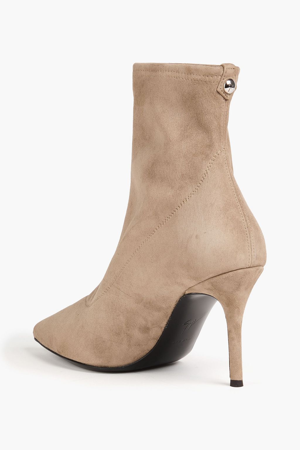 GIUSEPPE ZANOTTI حذاء بوت على شكل جوارب "ميريا" من جلد السويد