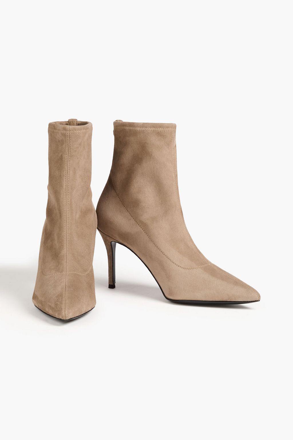 GIUSEPPE ZANOTTI حذاء بوت على شكل جوارب "ميريا" من جلد السويد