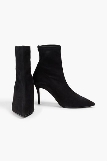 GIUSEPPE ZANOTTI حذاء بوت على شكل جوارب "ميريا" من جلد السويد