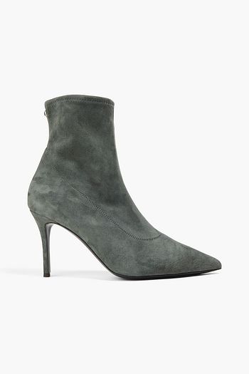 GIUSEPPE ZANOTTI حذاء بوت على شكل جوارب "ميريا" من جلد السويد