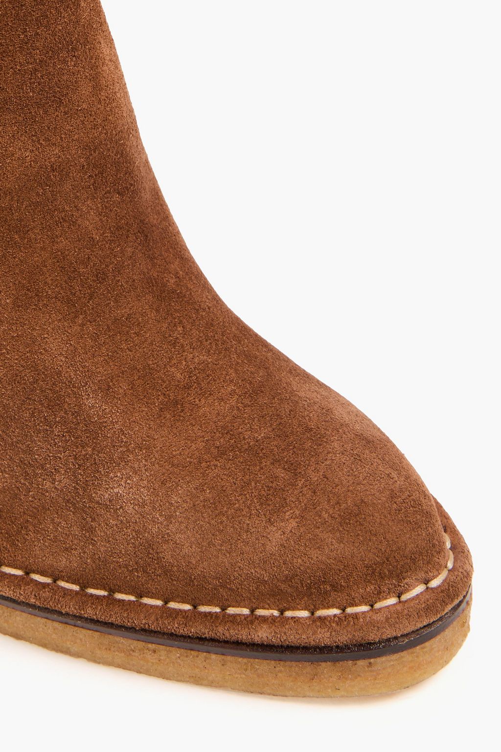 TOD'S حذاء بوت بطول الكاحل من الجلد السويدي