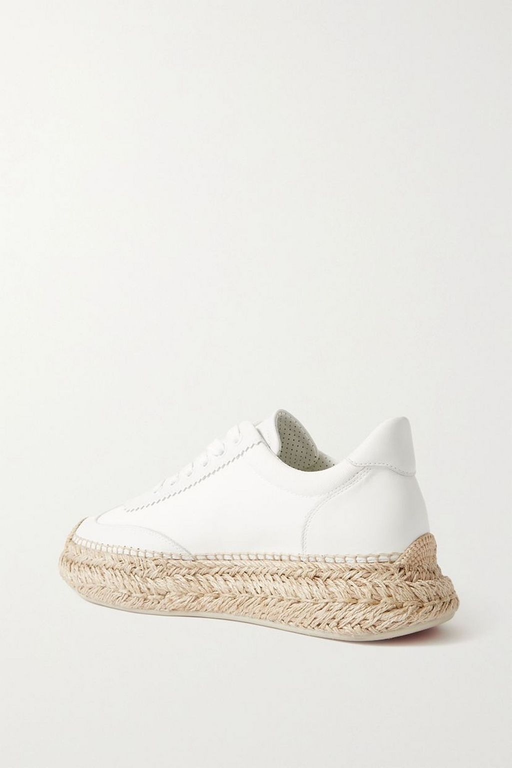 CHRISTIAN LOUBOUTIN Espasneak leather espadrille platform sneakers