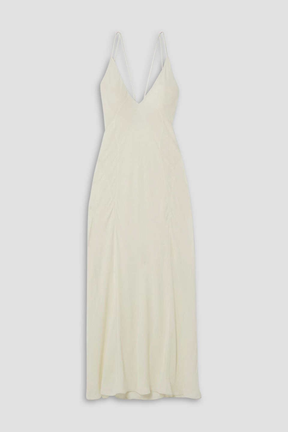 Carina silk-georgette maxi dress