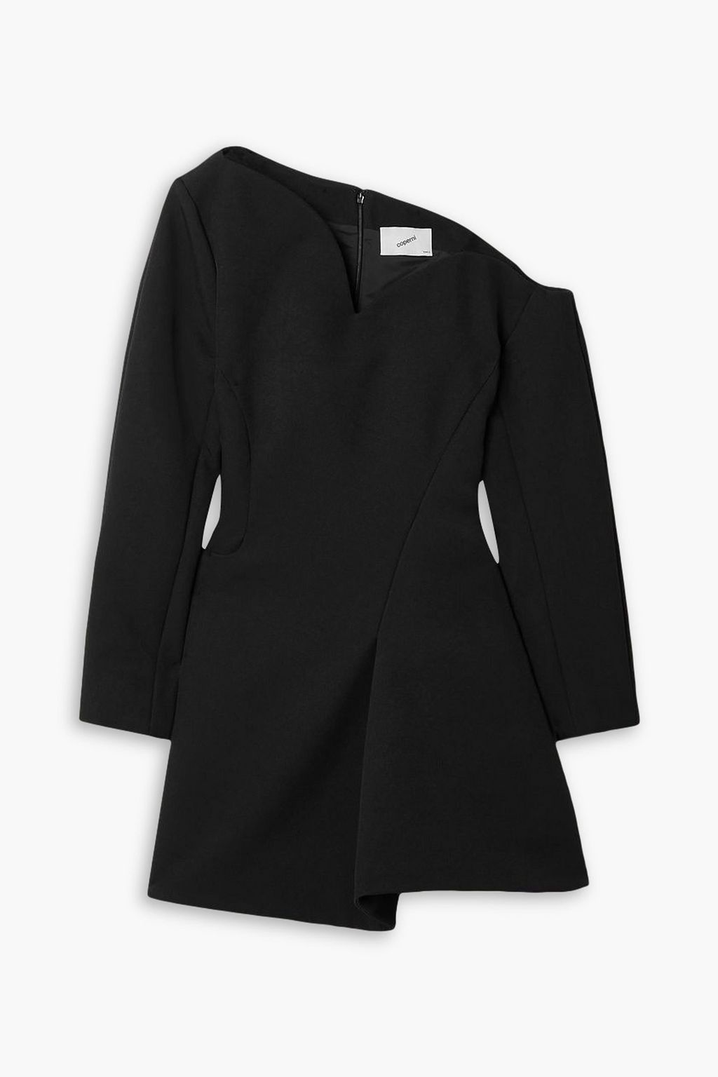 COPERNI Heart Motion asymmetric cady mini dress | THE OUTNET