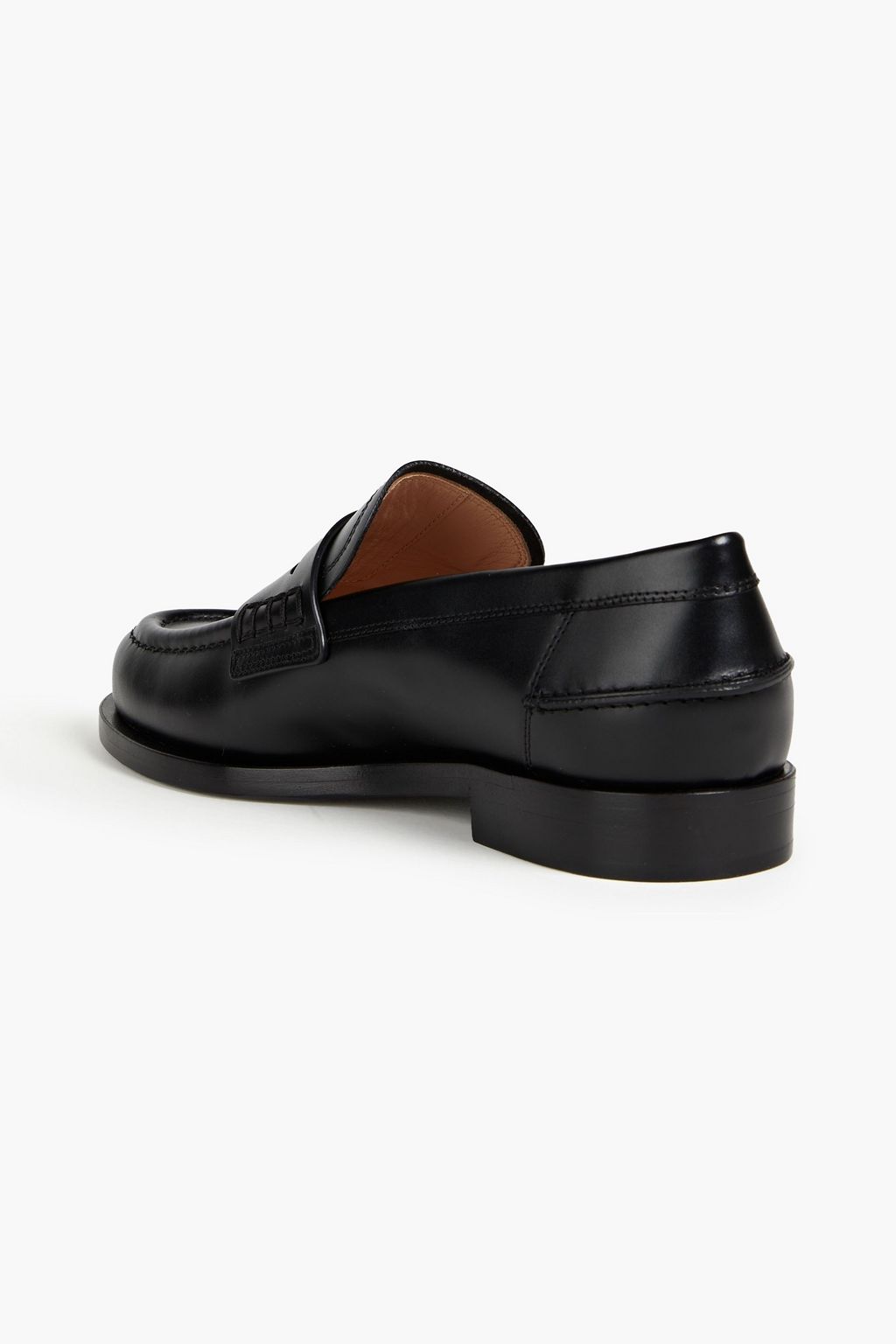 GIANVITO ROSSI Dover leather loafers
