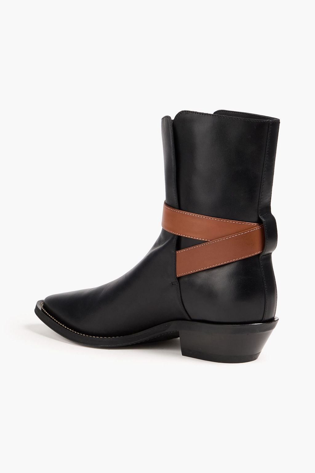 TOD'S Buckled leather ankle boots