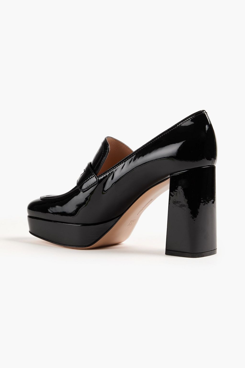 GIANVITO ROSSI Rouen patent-leather platform pumps
