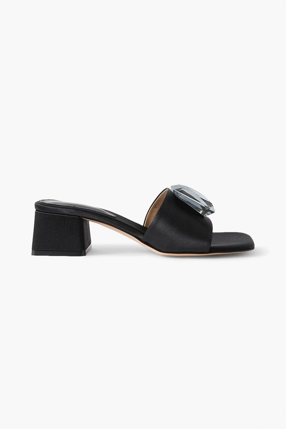 Jaipur 45 embellished satin mules