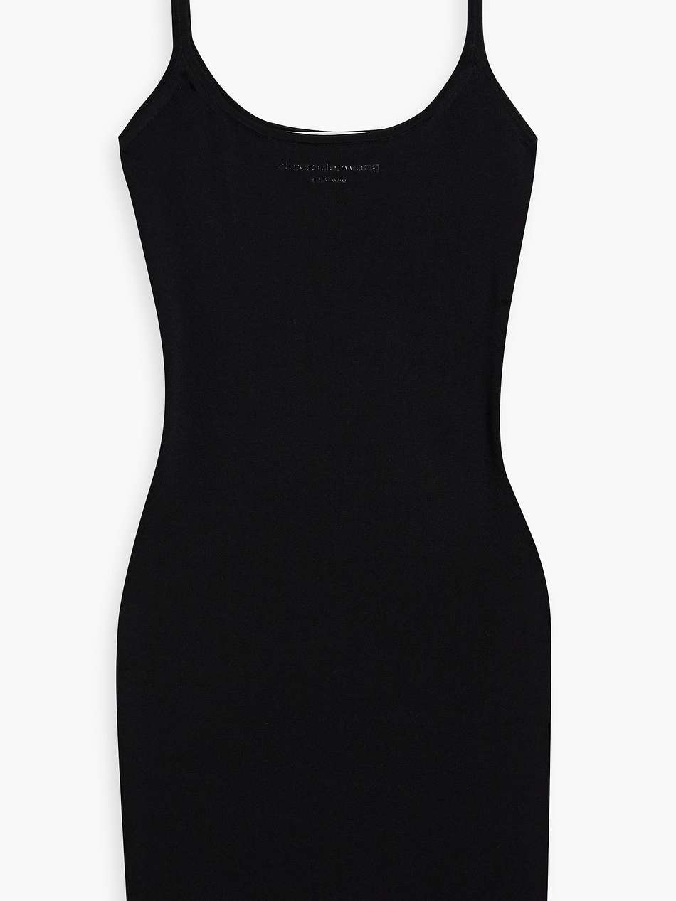 logo-print stretch-jersey mini dress