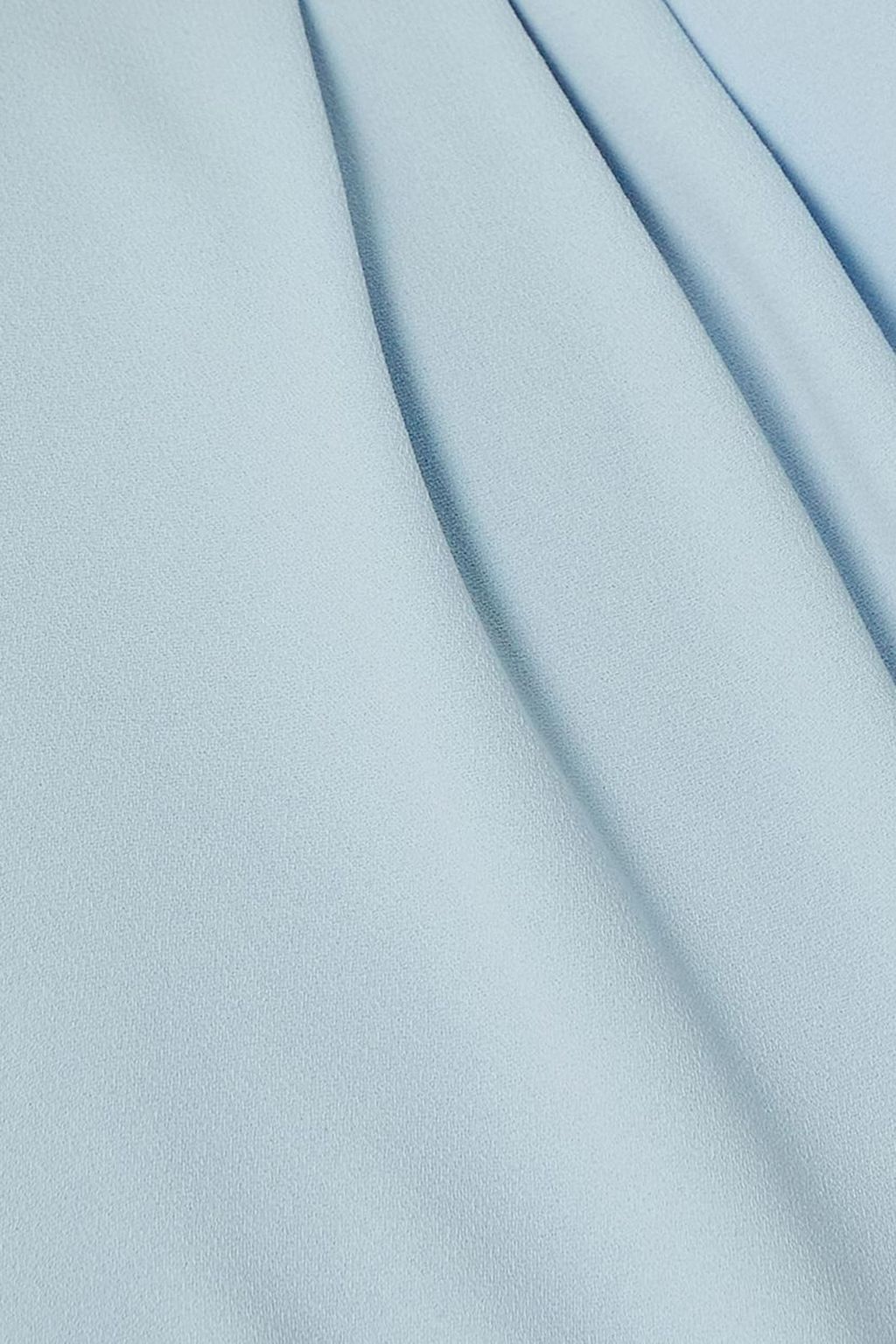 16ARLINGTON Adelaide asymmetrisches Midikleid aus Crêpe mit Federn