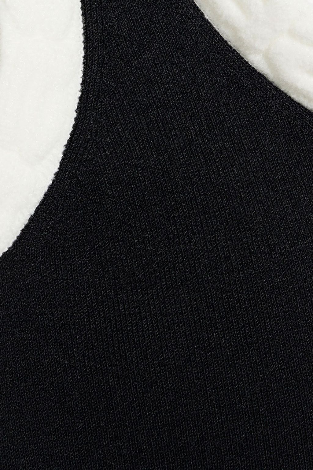 ALEXANDERWANG.T بلوزة قصيرة من نسيج مطاط