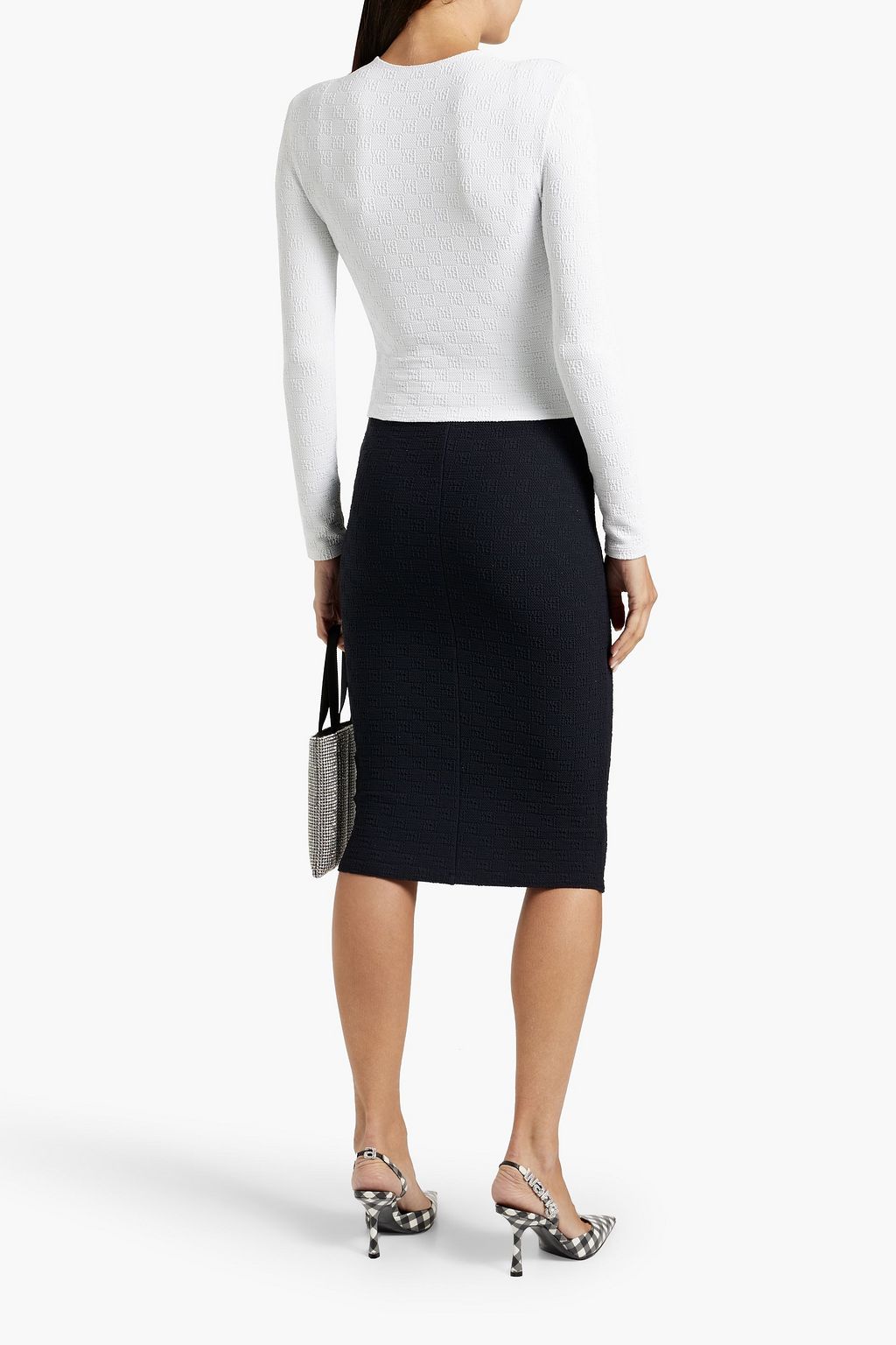 ALEXANDERWANG.T كارديغان بحبكة جاكار