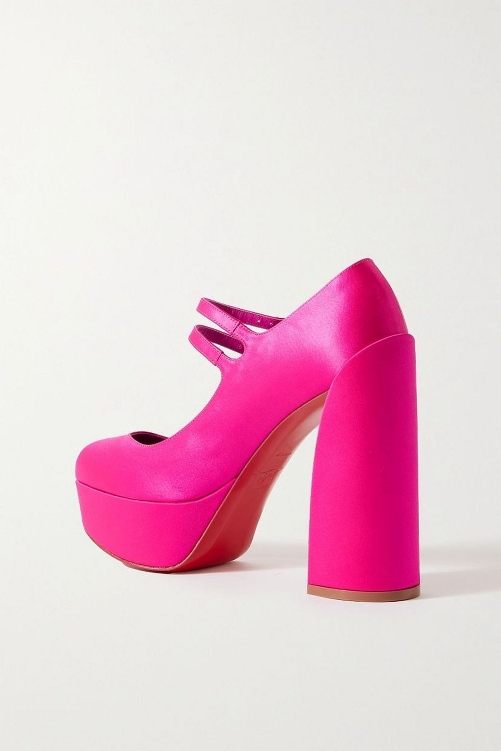 CHRISTIAN LOUBOUTIN Movida Jane 130 satin platform pumps