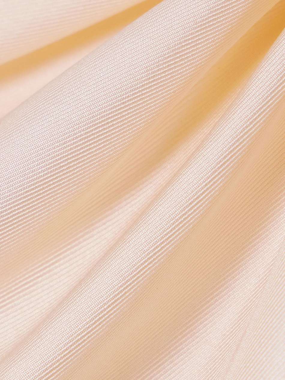 adiran one-shoulder twisted silk-twill top