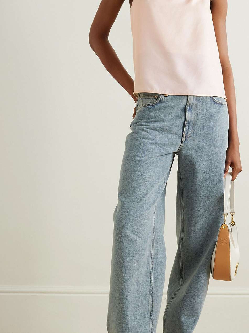 adiran one-shoulder twisted silk-twill top