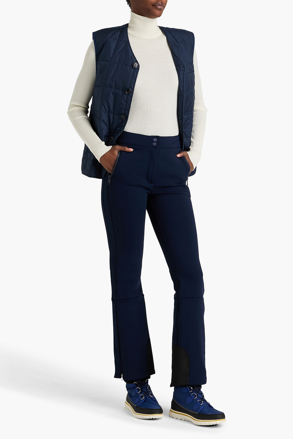 Cordova Tech-jersey Ski Pants In Navy
