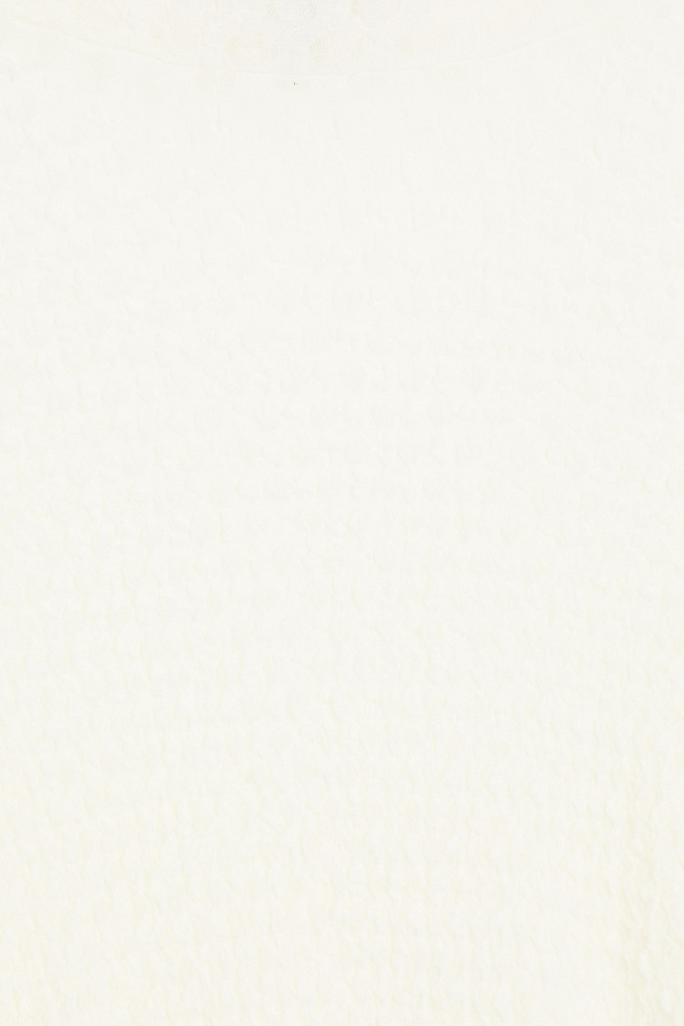 Frame Stretch-lace Turtleneck Top In Ivory