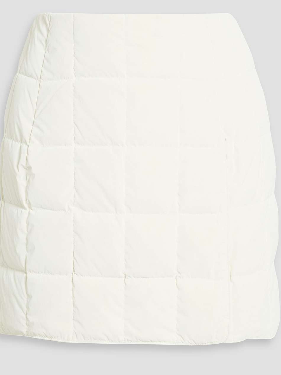 plahta quilted mini wrap skirt